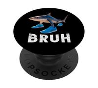 Funny Bruh Sneaker Shark Meme Tralalero Tralala PopSockets PopGrip Adhesivo