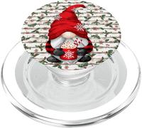 Funny Buffalo Plaid Xmas GNOME Christmas Decor and Hot Cocoa PopSockets PopGrip para MagSafe