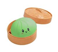 Funny Bun Sensory Game, Adult Stress Relief Toy, Small Size for Calming Play, Slow Rising Detail Feature, Fun Utility Category, Cute Food Stress Toy for Home Office Classroom Travel Party Holiday Use
