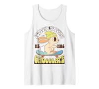 Funny Bunny Chocolate Skateboard Saying Camiseta sin Mangas