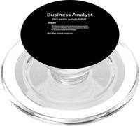 Funny Business Analyst Definition Data Analyst Work PopSockets PopGrip para MagSafe