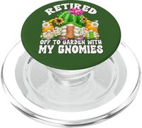 Funny Cactus Mom Retirement GNOME For Women Retired Grandma PopSockets PopGrip para MagSafe