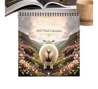 Funny Calendar - 8.3 Inch Cute Animal 12 Months Home Decoration - Kitchen B | Funny Calendar, 8.3 Inch Cute Animal 12 Months Home Decoration, Adds Cheerful Style, Perfect For Kitchens, Bedrooms, And Stud