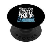 Funny Cambridge Warning puede empezar a hablar de Cambridge PopSockets PopGrip Adhesivo