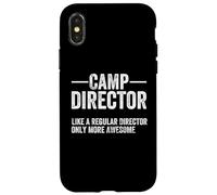 Funny Camp Director Consejero Divertido Grandes Directores Camping Carcasa para iPhone X/XS