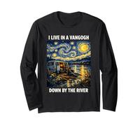 Funny Camper Live in Vangogh Down by The River Van Gogh Art Manga Larga