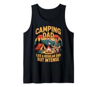 Funny Camping Dad Like a Regular Dad but Intense Camiseta sin Mangas