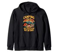 Funny Camping Dad Like a Regular Dad but Intense Sudadera con Capucha