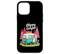 Funny Camping Lovers Happy Camper Carcasa para iPhone 12 mini