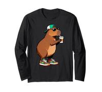 Funny Capybara, Capybara Drinking Coffee Manga Larga