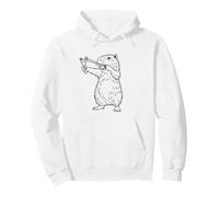 Funny Capybara con Slingshot Cute Animal Lover Fight Series Sudadera con Capucha