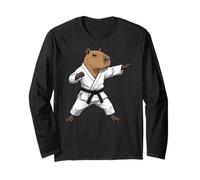 Funny Capybara Doing Karate Samurai Ninja Capybara Manga Larga