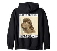 Funny Capybara Mullet Meme When God Made Me Sudadera con Capucha