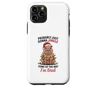 Funny Capybara Probably Just Gonna Jingle Some of The Way Carcasa para iPhone 11 Pro