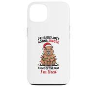 Funny Capybara Probably Just Gonna Jingle Some of The Way Carcasa para iPhone 13