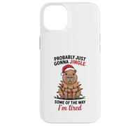 Funny Capybara Probably Just Gonna Jingle Some of The Way Carcasa para iPhone 14 Plus