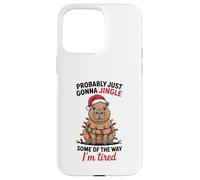 Funny Capybara Probably Just Gonna Jingle Some of The Way Carcasa para iPhone 15 Pro MAX