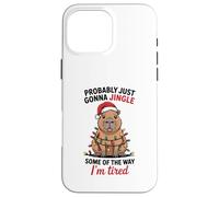 Funny Capybara Probably Just Gonna Jingle Some of The Way Carcasa para iPhone 16 Pro MAX
