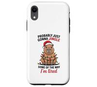 Funny Capybara Probably Just Gonna Jingle Some of The Way Carcasa para iPhone XR