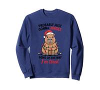 Funny Capybara Probably Just Gonna Jingle Some of The Way Sudadera