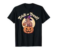 Funny Capybara Trick or Treat Halloween Pumpkin Camiseta