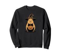 Funny Capybara Witch Halloween Costume Sudadera