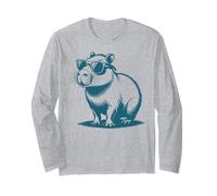 Funny Capybaras Cute Rodents Capybara in Sunglasses Manga Larga