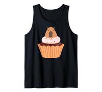 Funny Capycake Baker Pastry Baking, Capybara Cupcakes Camiseta sin Mangas