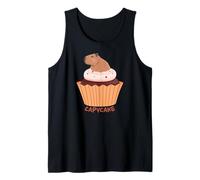 Funny Capycake Baker Pastry Baking, Capybara Cupcakes Camiseta sin Mangas