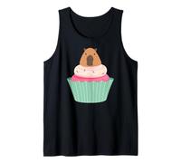 Funny Capycake Baker Pastry Baking, Capybara Cupcakes Camiseta sin Mangas