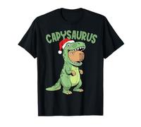Funny Capysaurus Rex Capybara Costume Christmas Kids Family Camiseta