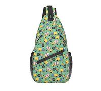 Funny Car Sling Bag Casual Crossbody Hombro Mochila Chest Casual Daypack Truck Bag para Exteriores