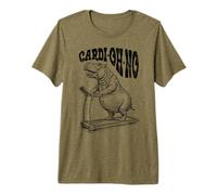 Funny Cardio Gym Hipopótamo Cardi-Oh-No Hipopótamo Caminadora Camiseta Premium