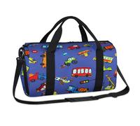 Funny Cars - Bolsas deportivas de lona para fin de semana, bolsa de viaje informal, para viajes, gimnasio, equipaje, para niños, niñas, niños, mujeres y hombres