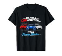 Funny Cars Guy Humor No es una adicción a los Coches Gearhead Garage Camiseta