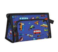 Funny Cars - Neceser de viaje para mujeres, hombres, niñas, niños, diseño de coches, multifuncional, bolsa de maquillaje, bolsa de baño, organizador de cosméticos, bolsa de ducha, color, M,
