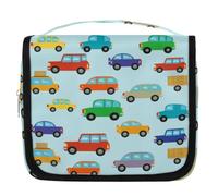 Funny Cars - Neceser de viaje para mujeres, hombres, niños, niñas, niños, lindos coches, maquillaje, bolsa de cosméticos, bolsa de lavado colgante, bolsa de aseo organizadora de artículos de tocador,
