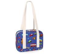 Funny Cars - Pequeñas bolsas deportivas de lona con diseño de coches, bolsa de gimnasio, ligera, casual, bolsa organizadora de deportes para niños, niñas, niños, mujeres y hombres