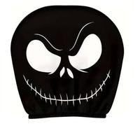 Funny Cartoon Car Headrest Covers, Big Eyes Head Rest Cover for Cars Universal Fit, Spooky Car Headrest Protector, Cheerful Face Cute Auto Front Seat Protector Decor for Halloween Christmas (11,6pcs)