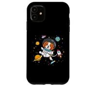 Funny Cartoon Kawaii Kids Boys Girl Space Cavalier Dog Lover Carcasa para iPhone 11