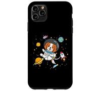 Funny Cartoon Kawaii Kids Boys Girl Space Cavalier Dog Lover Carcasa para iPhone 11 Pro Max