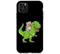 Funny Cartoon Kids Boys Kawaii Dino Dinosaur English Bulldog Carcasa para iPhone 11 Pro MAX