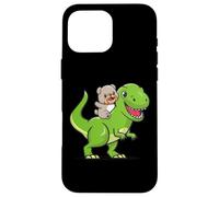 Funny Cartoon Kids Boys Kawaii Dino Dinosaur English Bulldog Carcasa para iPhone 16 Pro MAX