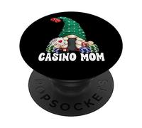 Funny Casino Mom Graphic For Women and Grandma Ladies Poker PopSockets PopGrip Adhesivo