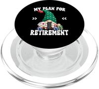 Funny Casino Retirement Plan For Women Retired Grandma Life PopSockets PopGrip para MagSafe