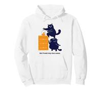 Funny Cat and Cookies sarcástico Cute Best Friends Amantes de los Gatos Sudadera con Capucha
