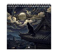 Funny Cat Calendar - 8.26x8.26 Inch Thick Paper Wall Decoration