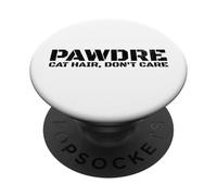 Funny Cat Dad. Cat Hair, Don't Care. Cat Father Vintage PopSockets PopGrip Adhesivo
