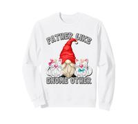 Funny Cat Dad GNOME Graphic For Fathers Day Best Cat Grandpa Sudadera