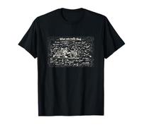 Funny Cat Física Humor Lo Que los Gatos Realmente piensan académico Camiseta